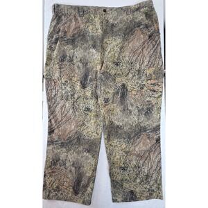 FieldStaff Mens Mossy Oak Brush Camo Size 50 Cargo Hunting Pants WMF05T Size 50